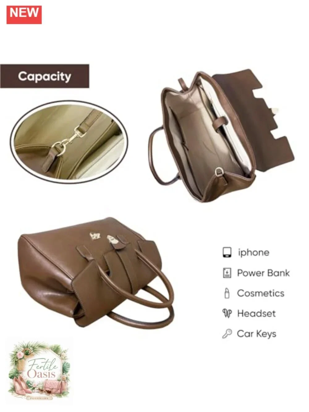 Large Hobo Satchel Bag Top Handle Handbag for Women, Vegetable Tanned Leather,